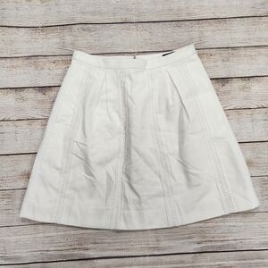 J.‎ Crew White Denim Jean Skirt Size 0